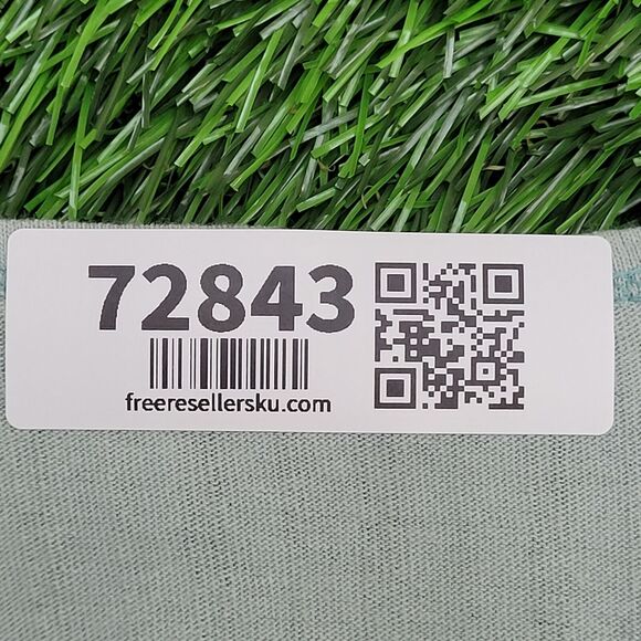 Vintage Flower Botanical Shirt Womens Large 21x25 Blue USA - Picture 6 of 11